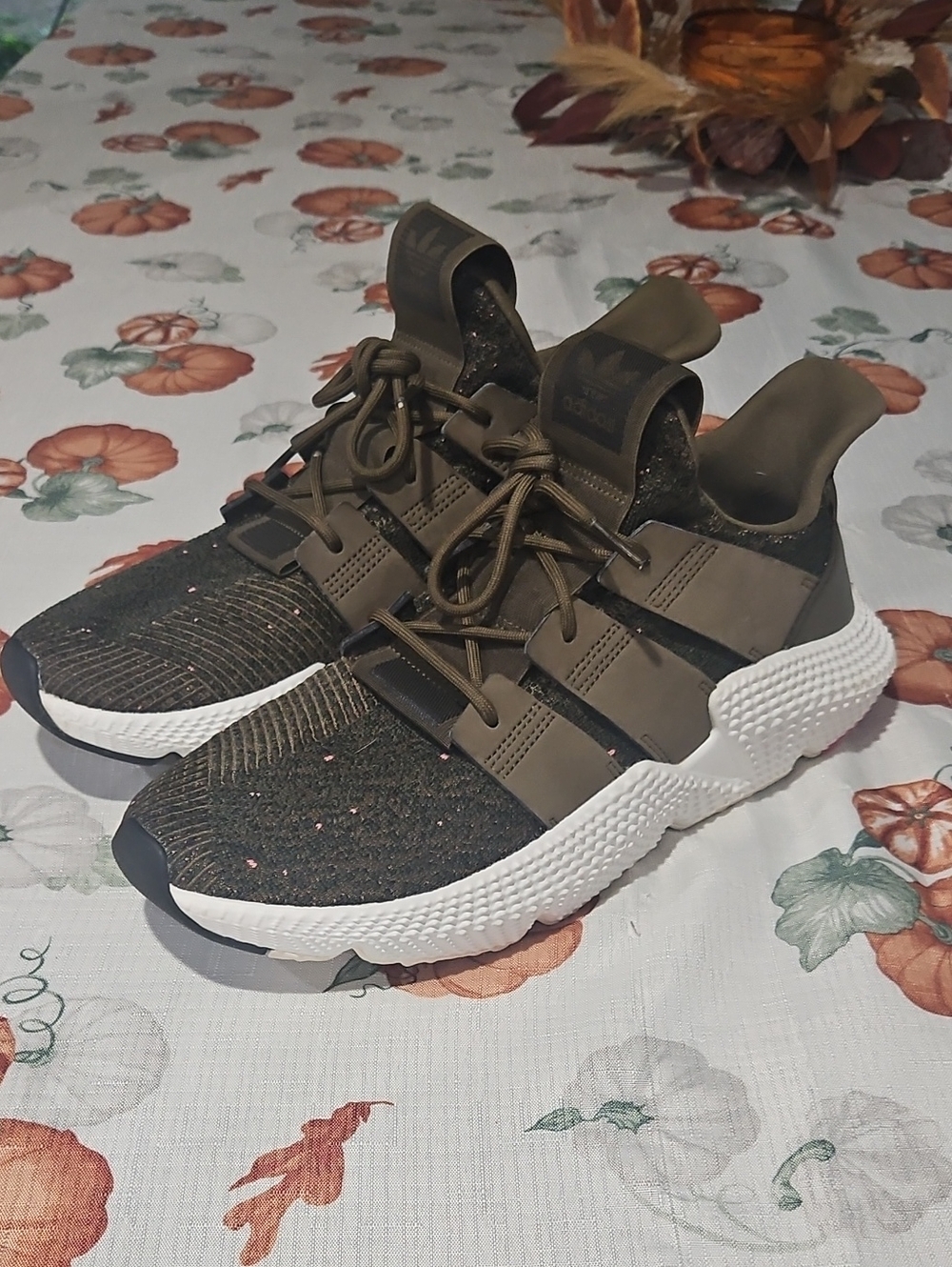 Adidas "Prophere" Olive Green Size 12. Like New